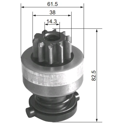 Bosch starter Bendix